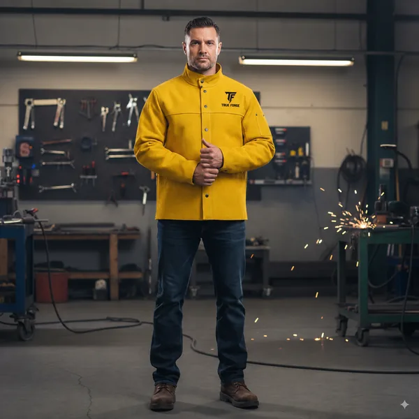 Leather Welding Jacket (TF501) thumbnail 2