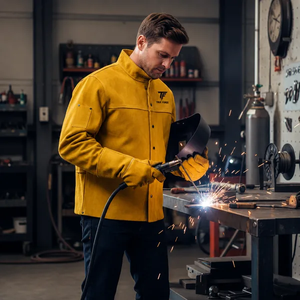 Leather Welding Jacket (TF501) thumbnail 3