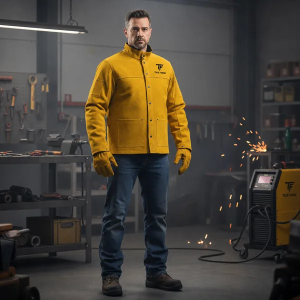 Leather Welding Jacket (TF501) thumbnail 4