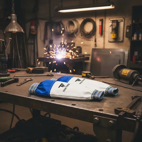 Cotton-Leather Welding Sleeves (TF520) thumbnail 1
